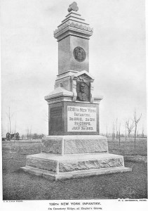 126th Inf Monument at Gettysburg