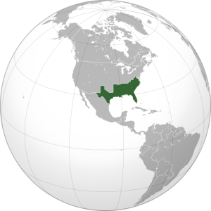 Confederate States of America (orthographic projection)