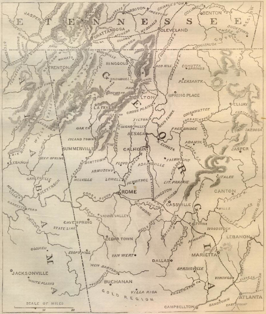 georgia-battle-map (Harper's Weekly 10-3-1863)