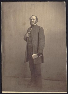[Montgomery C. Meigs, Quartermaster General, full-length portrait, standing, facing slightly left, wearing military uniform] (1861 March; LOC: LC-DIG-ppmsca-07785)