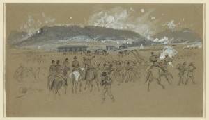 [Battle of Ringgold, Ga.] (by Alfred R. Waud, 1863 November 27; LOC: LC-DIG-ppmsca- 21308)