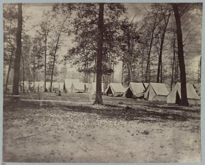Headquarters of Gen. Geo. H. Thomas, Ringgold, Georgia (photographed between 1861 and 1865, printed between 1880 and 1889; LOC: LC-DIG-ppmsca-33004)