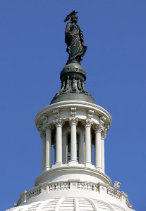 Lantern of the dome of the United States Capitol, Washington D. C.