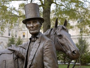 Lincoln Statue at Lincoln Summer Home, Washington, D.C. (Carol M. Highsmith, 2008; LOC: LC-DIG-highsm-04089)