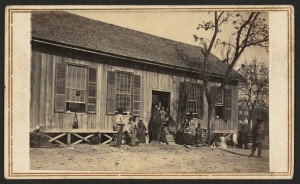 [Freedmen's school, Edisto Island, S.C.] (by Samuel A. Cooley, between 1862 and 1865; LOC:  LC-DIG-ppmsca-11194)