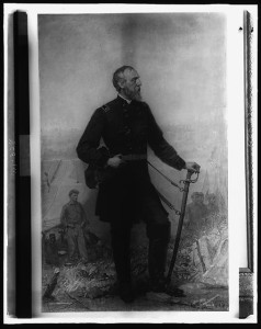 George Gordon Meade in uniform, full length portrait (by Thomas Hicks, between 1900 and 1920; LOC: LC-DIG-det-4a31274)