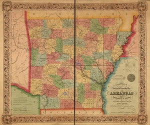 Arkansas 1854 (LOC: http://www.loc.gov/item/2002624049)