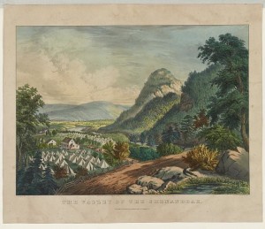 The valley of the Shenandoah (New York : Published by Currier & Ives, c1864; LOC: LC-USZC2-3307)