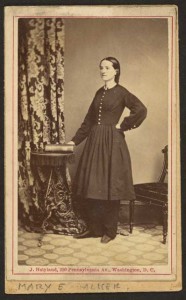Mary E. Walker (by John Holyland, between 1860 and 1870; LOC:  LC-DIG-ppmsca-19911)