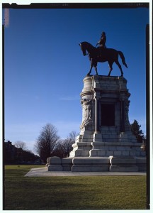 View of the south and east sides (duplicate of HABS No. VA-1295-2) - Lee Monument, Monument Avenue & Allen Avenue, Richmond, Independent City, VA