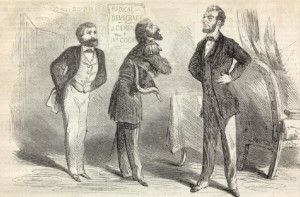 abrham-lincoln-cartoon (Harper's Weekly 6-18-1864