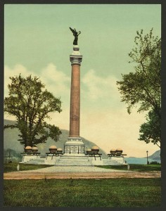 Battle monument, U.S. Military Academy (c.1901; LOC: LC-DIG-ppmsca-18158)