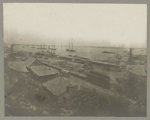 City Point, Va., July 5, 1864 (City Point, Va., July 5, 1864 by Timothy H. O'Sullivan; LOC: LC-DIG-ppmsca-33286)
