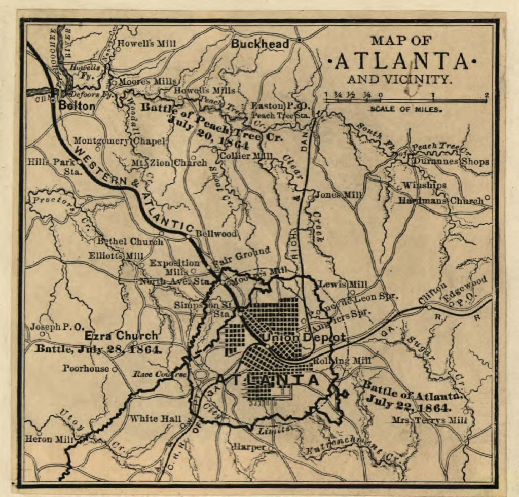 Atlanta 1864 (LOC: http://www.loc.gov/item/99447304/)