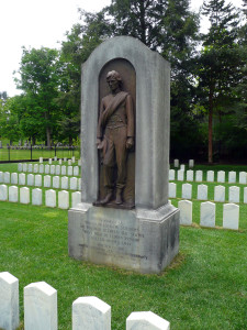 Monument to Confederate dead at Woodlawn Cemetery, Elmira, NY. Photo by Hal Jespersen, May 2010.