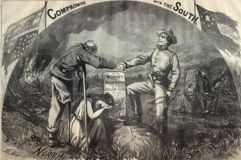 DEDICATED TO THE CHICAGO CONVENTION.  (Harper's Weekly September 3, 1864 (by Thomas Nast)