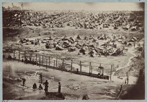 Andersonville Prison, Ga., August 17, 1864. Bird's eye view (LOC: LC-DIG-ppmsca-33769)