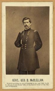 Gen'l Geo. B. McClellan (c.1861; LOC: LC-DIG-ppmsca-19389)