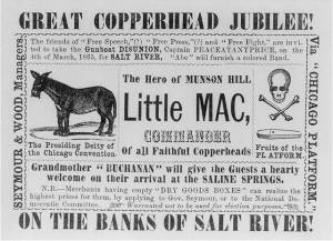 Great Copperhead Jubilee! On the banks of Salt River! (1864; LOC:  LC-USZ62-43992)