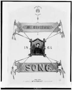 McClellan song ( New York : Published by Wm. A. Pond & Co., 1864; LOC: LC-USZ62-100752)