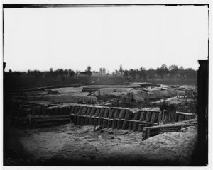 Petersburg, Va. View from center of Fort Sedgwick looking south (1865; LOC: LC-DIG-cwpb-04092)