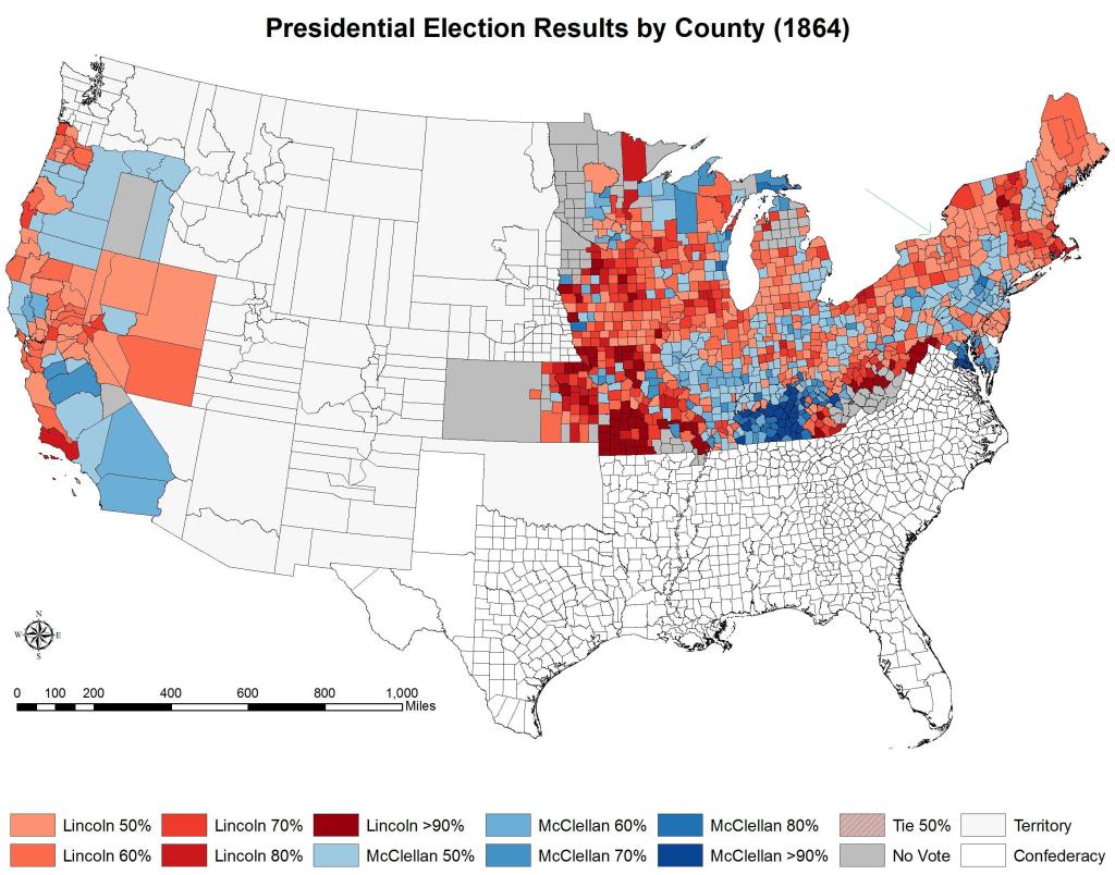 PresidentialCounty1864Colorbrewer1