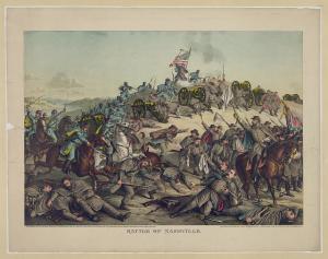 Battle of Nashville (by Kurz & Allison, c1891.; LOC:  LC-DIG-pga-01886)