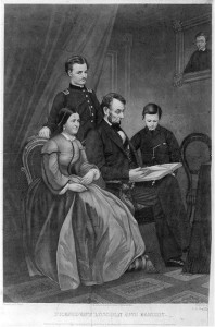 President Lincoln and family (c1865; LOC: LC-USZ62-17671)