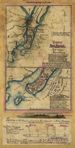 Plan of Fort Fisher and vicinity, North Carolina. Plan of second attack, January 15th, 1865. (by Robert Knox Sneden; LOC: http://www.loc.gov/item/gvhs01.vhs00279/)