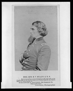 Brig. Gen. B. F. Kelley, U.S.A. (by Frederick Gutekunst, Philadelphia : McAllister & Brother, c1862; LOC:  LC-USZ62-126419)