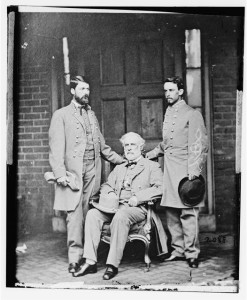 G.W.C. Lee, Robert E. Lee, Walter Taylor (between 1860 and 1870; LOC: LC-DIG-cwpb-06234)