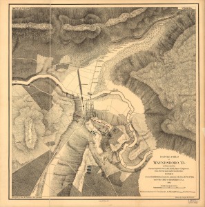 Battle field of Waynesboro, Va. (2d March, 1865) (1873; LOC: http://www.loc.gov/item/99448353/)