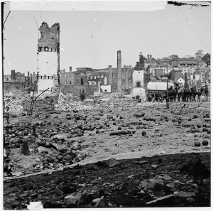 Richmond, Va. Grounds of the ruined Arsenal with scattered shot and shell (1865; LOC: LC-DIG-cwpb-02640)