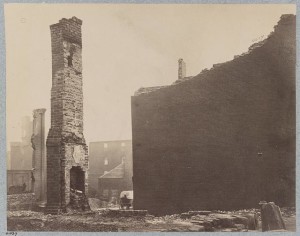 Ruins on Carey Street, Richmond, Va., April, 1865 ( photographed 1865, [printed between 1880 and 1889]; LOC: LC-DIG-ppmsca-34918)