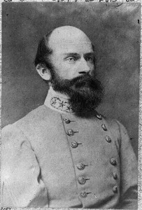 "Richard Stoddert Ewell, 1817-1872, bust portrait, facing right; in uniform. CSA general" (Library of Congress)