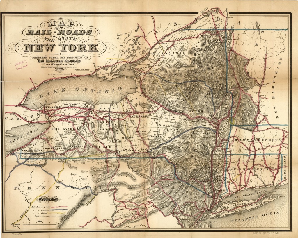 NY Railroads 1861(LOC: http://www.loc.gov/item/98688524/)