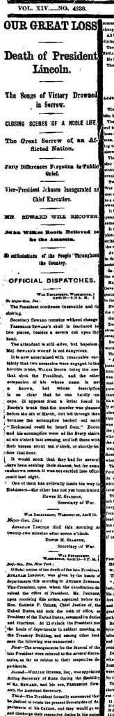 New York Times 4-16-1865