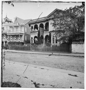 Charleston, South Carolina. Headquarters of Gen. John P. Hatch, South Battery (April or may 1865; LOC: LC-DIG-cwpb-02425)