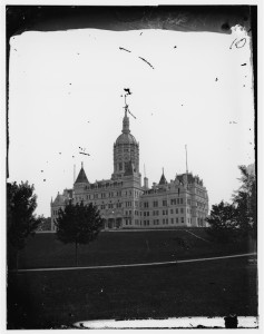 State Capitol Connecticut  (between 1861 and 1869; LOC: http://www.loc.gov/item/cwp2003005490/PP/)