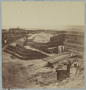Interior views of Fort Sumter, in April, 1865  (photographed 1865, [printed between 1880 and 1889]; LOC: http://www.loc.gov/item/2014646431/)