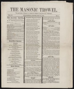 Mason Springfield newspaper 5-15-1865