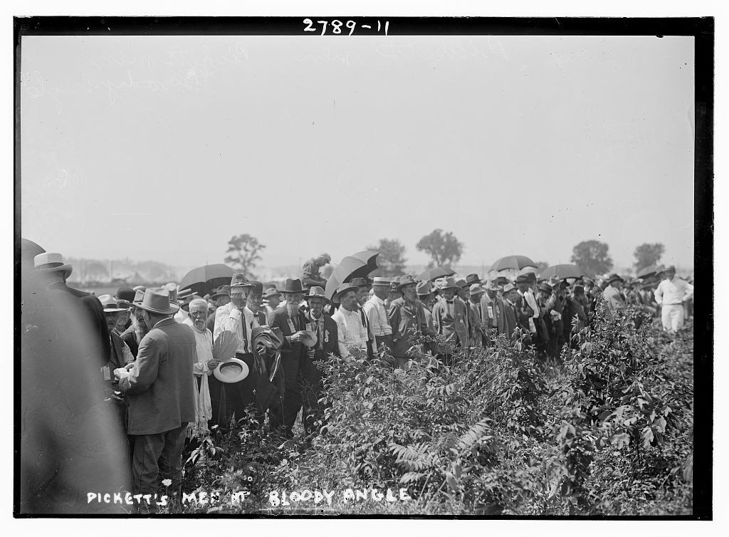 Pickett's men at Bloody Angle (1913; LOC: http://www.loc.gov/item/ggb2005013842/)