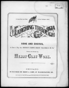 Marching through Georgia  (Root & Cady, Chicago, 1865. ; LOC: http://www.loc.gov/item/ihas.100010075/)