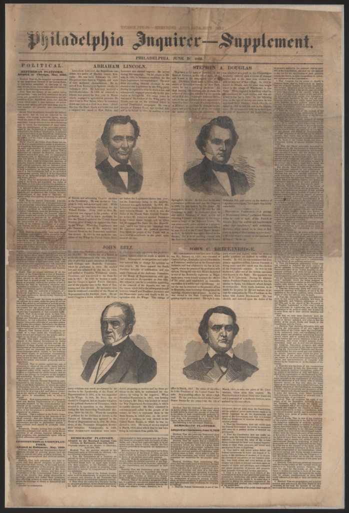 Philadelphia Inquirer June 28, 1860
