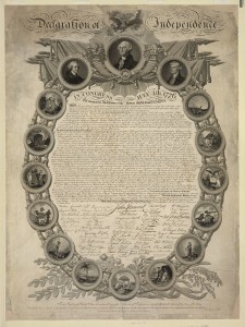 Declaration of Independence (1819; LOC: http://www.loc.gov/item/2003690785/)