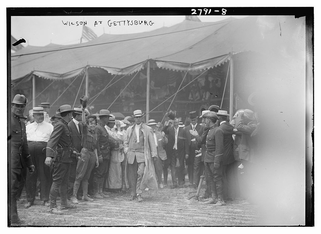 Wilson at Gettysburg  (1913; LOC: http://www.loc.gov/item/ggb2005013864/)
