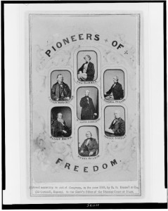 Pioneers of freedom (1866; LOC: http://www.loc.gov/item/94507586/)