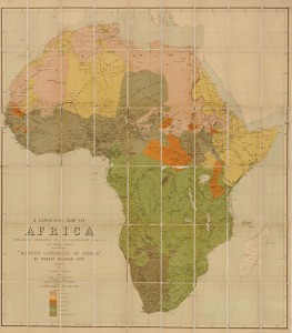 Language map of Africa 1883 (LOC: v)