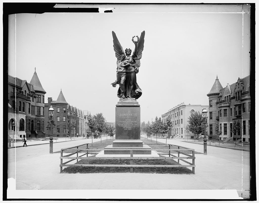Confederate Monument, Baltimore, Md. (between 1900 and 1906; LOC: http://www.loc.gov/item/det1994000708/PP/)