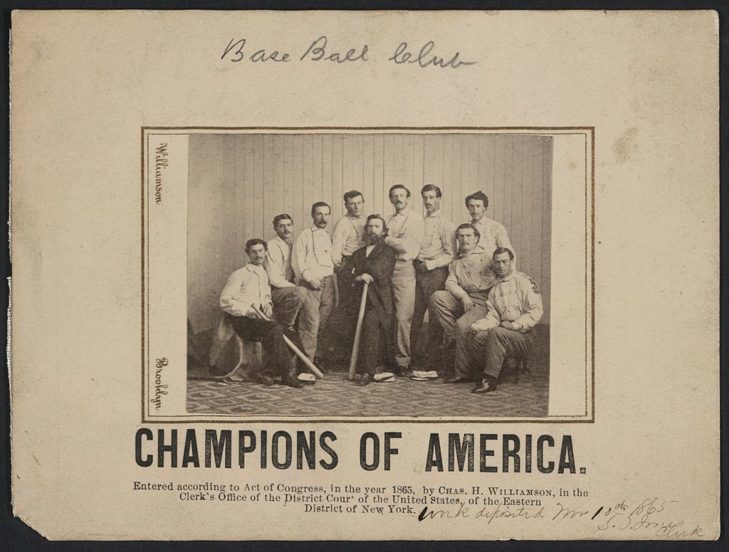 Champions of America / Williamson, Brooklyn. (1865; LOC: http://www.loc.gov/item/92514548/)